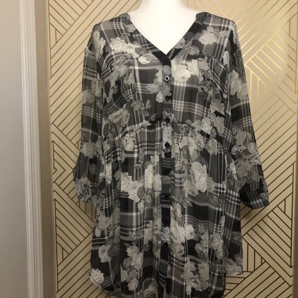 Torrid floral tunic